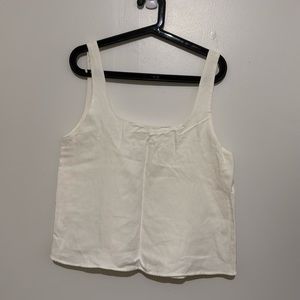 New Zara linen crop top. Large